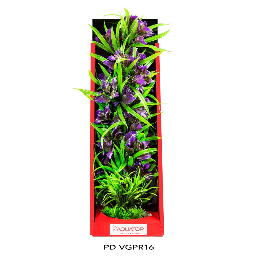 Aquatop Vibrant Garden Plant Purple 16 in