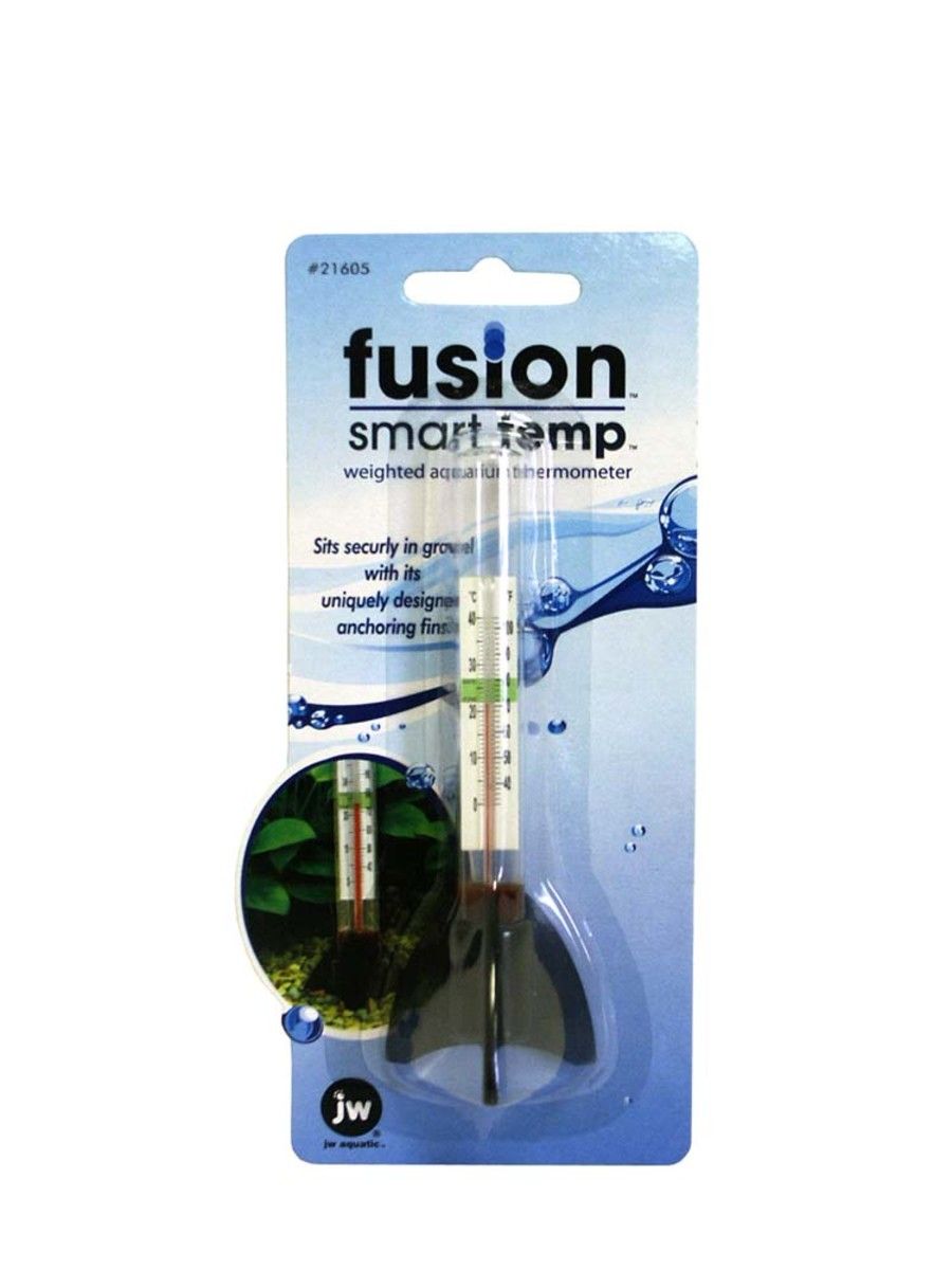 JW Pet Fusion Smart Temp Weighted Aquarium Thermometer
