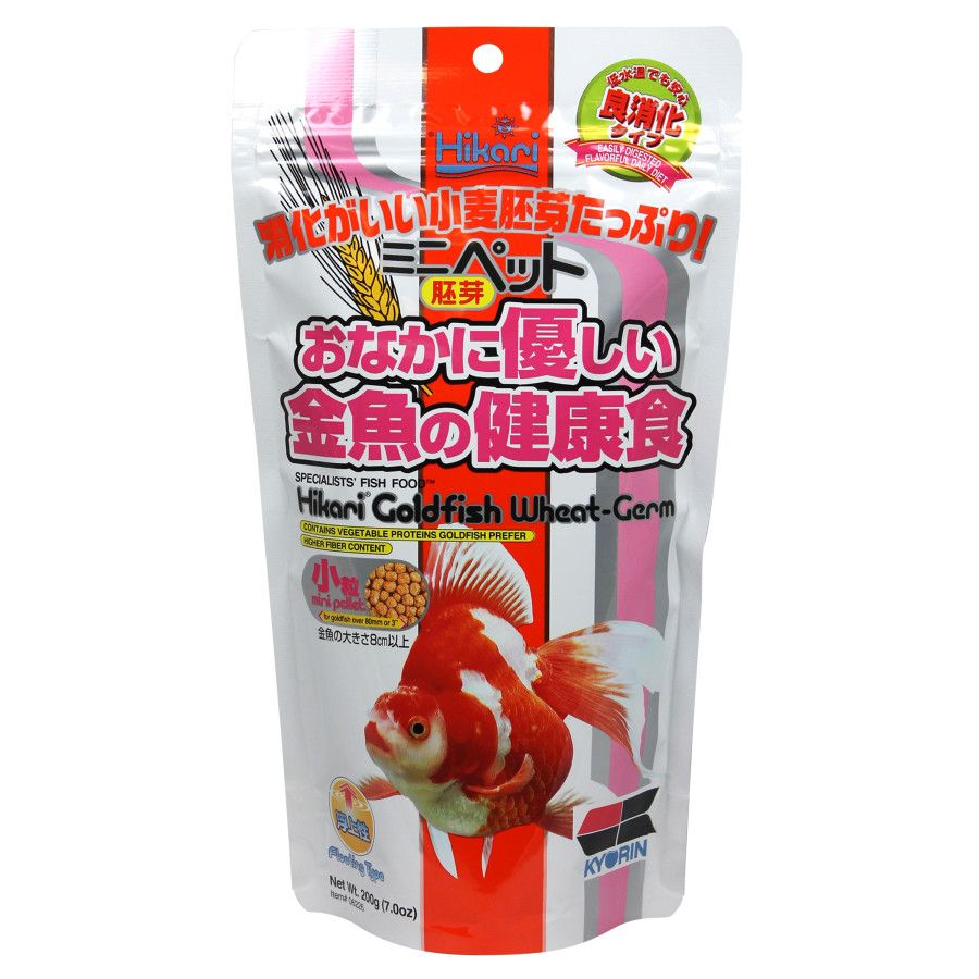Hikari USA Goldfish Wheat-Germ Pellets Fish Food 7 oz, Mini