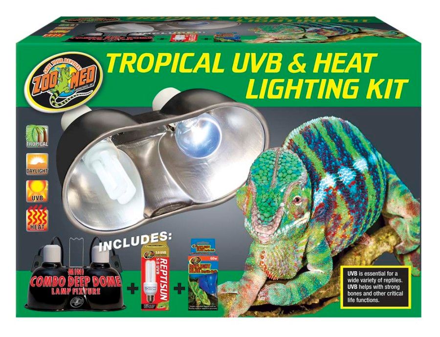 ZooMed Tropical UVB &amp; Heat Lighting Kit