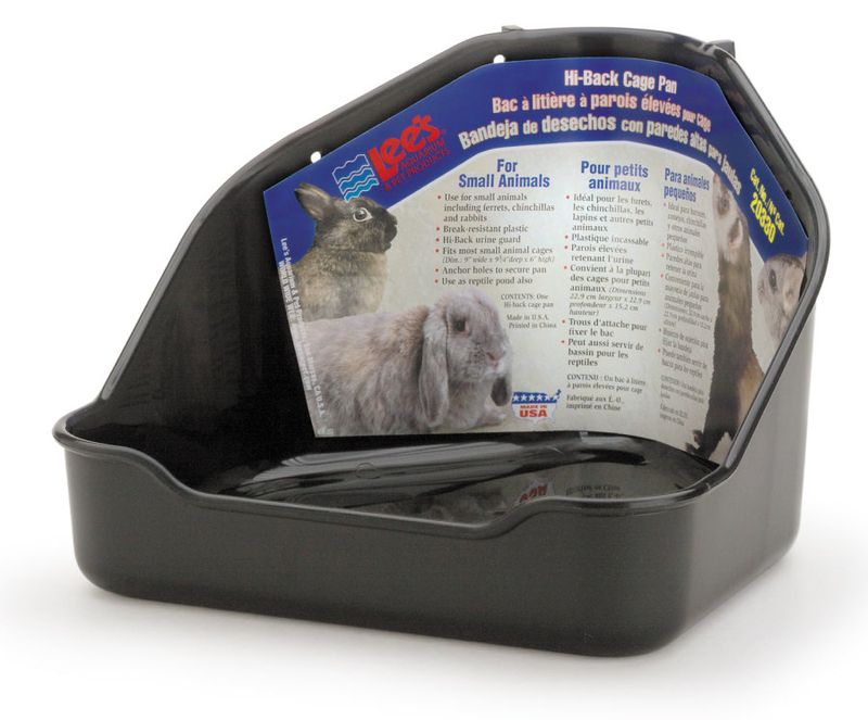 Lee&#39;s Aquarium &amp; Pet Products Hi-Back Cage Pan Assorted
