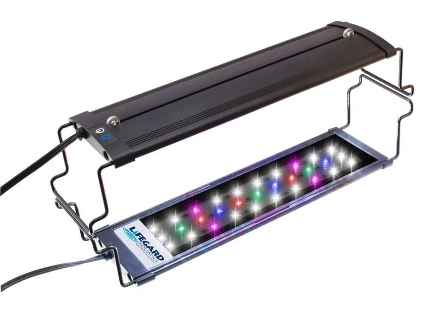 Lifegard Aquatics Full Spectrum LED Light Fixture Black, 10 in, Nano