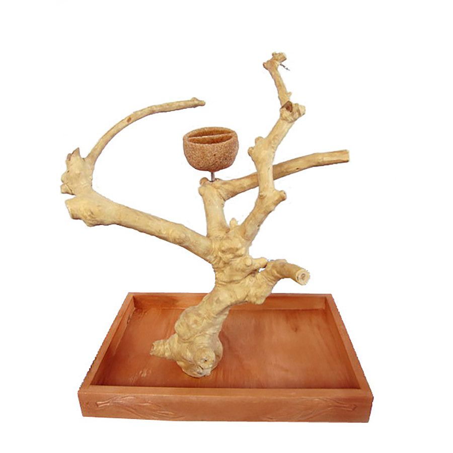 A&amp;E Cages Java Wood Table Top Play Station SM