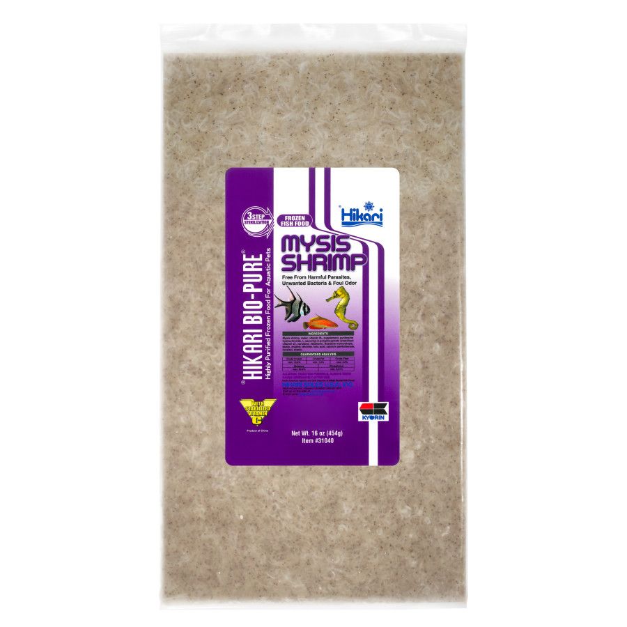 Hikari USA Bio-Pure Frozen Mysis Shrimp Fish Food 16 oz