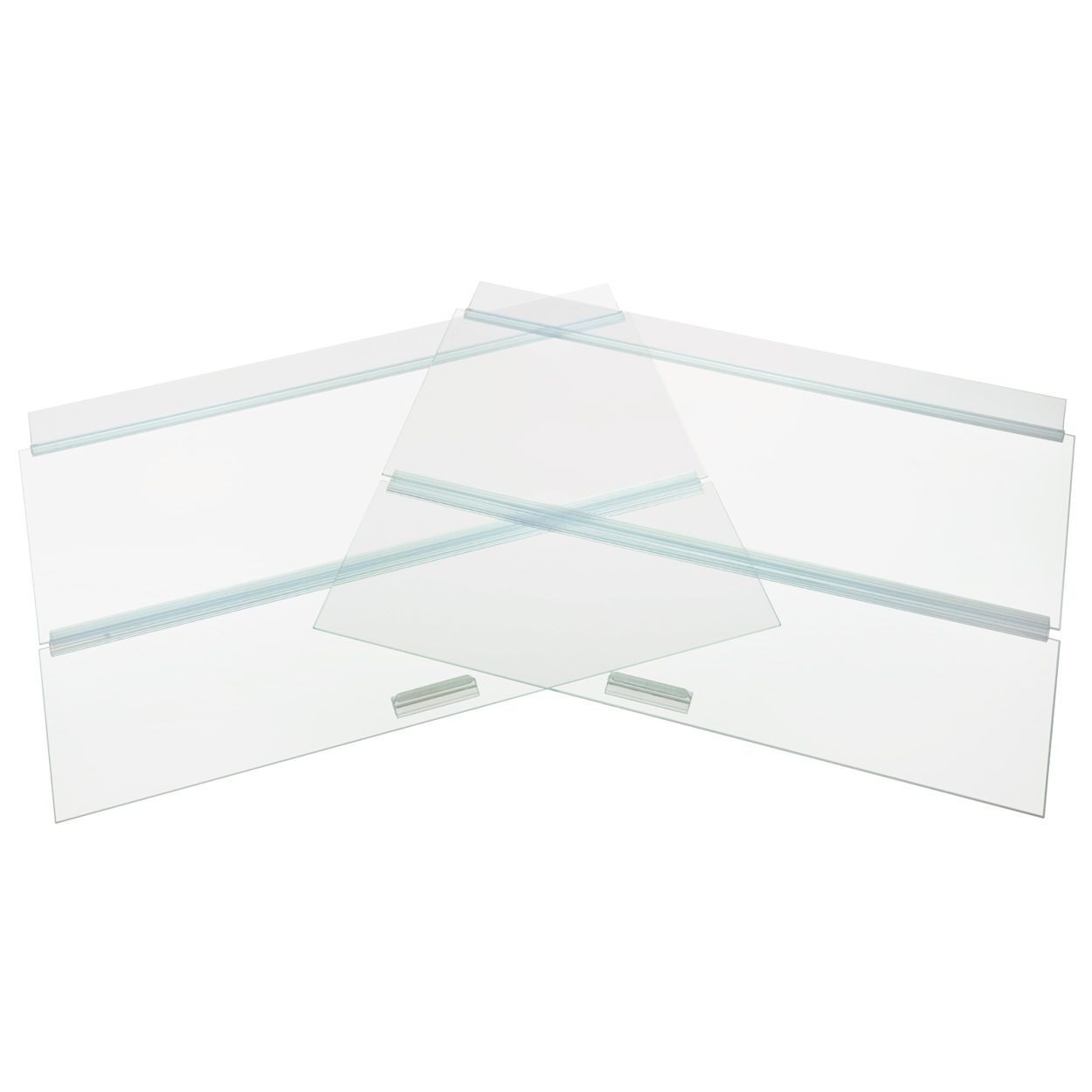 Seapora 48x18 Glass Canopy
