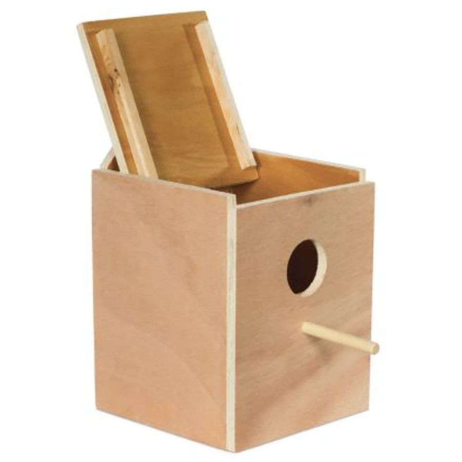 A&amp;E Cages Nest Box Parakeet, 6.375In X 7.875In X 6.25 in