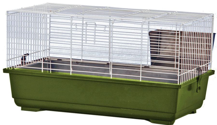 A&amp;E Cages Rabbit Cage Green, 39 in X 22 in X 18 in