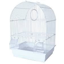 A&amp;E  Dome Top White Bird Cage 18 x 18 x 22 in