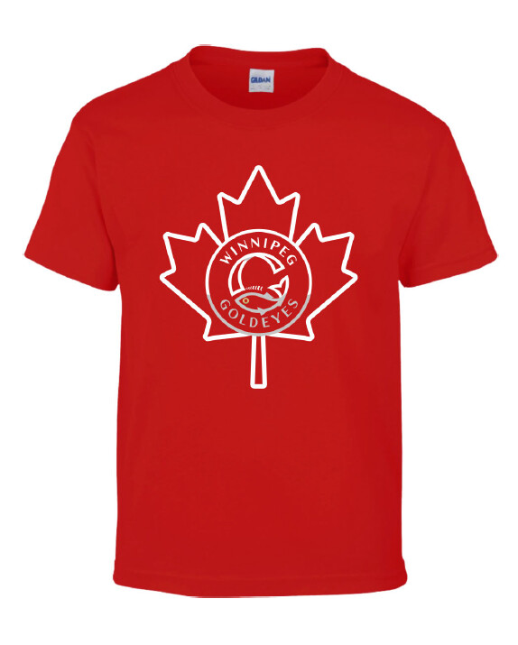 MAPLE LEAF TEE RED