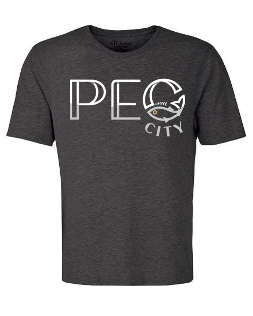 PEG CITY CHARCOAL TEE