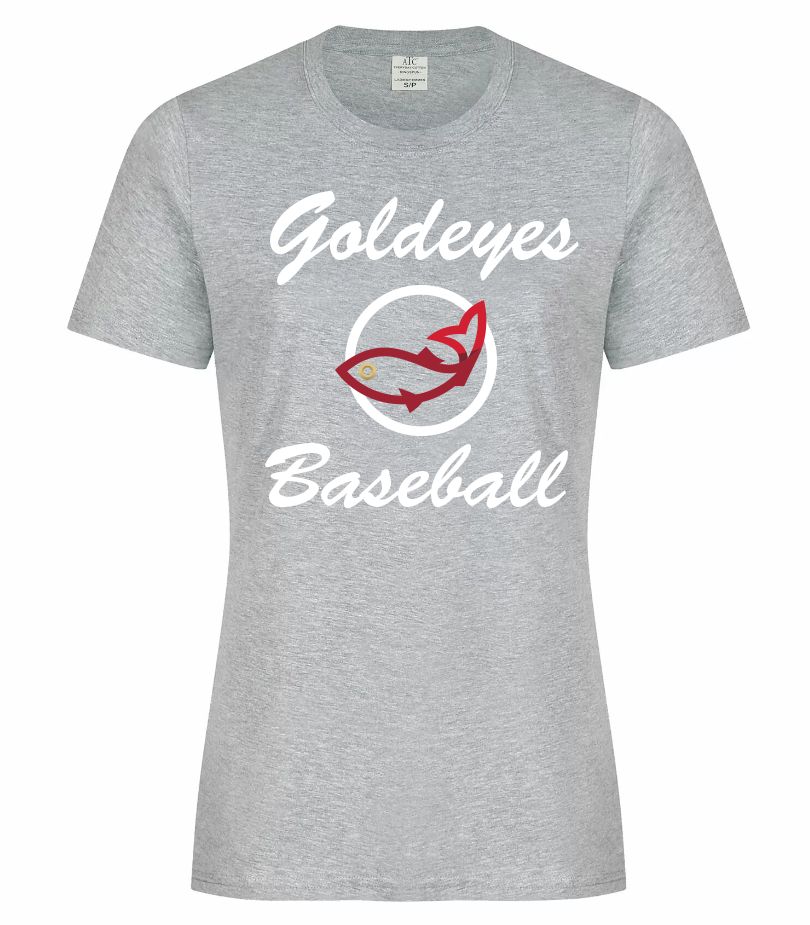 LADIES GREY HEATHER TEE