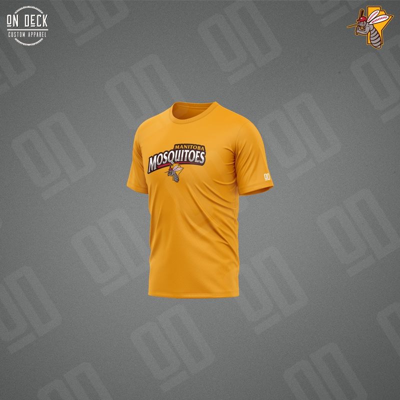 Manitoba Mosquitoes Tee Gold
