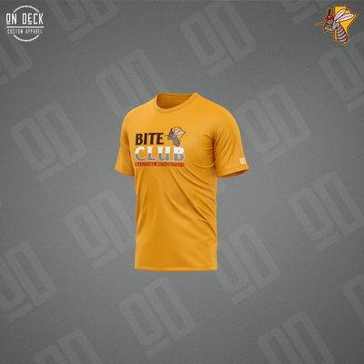 Manitoba Mosquitoes Bite Club Tee Gold