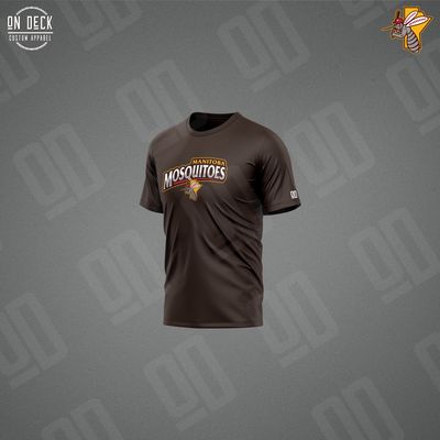 Manitoba Mosquitoes Tee Brown