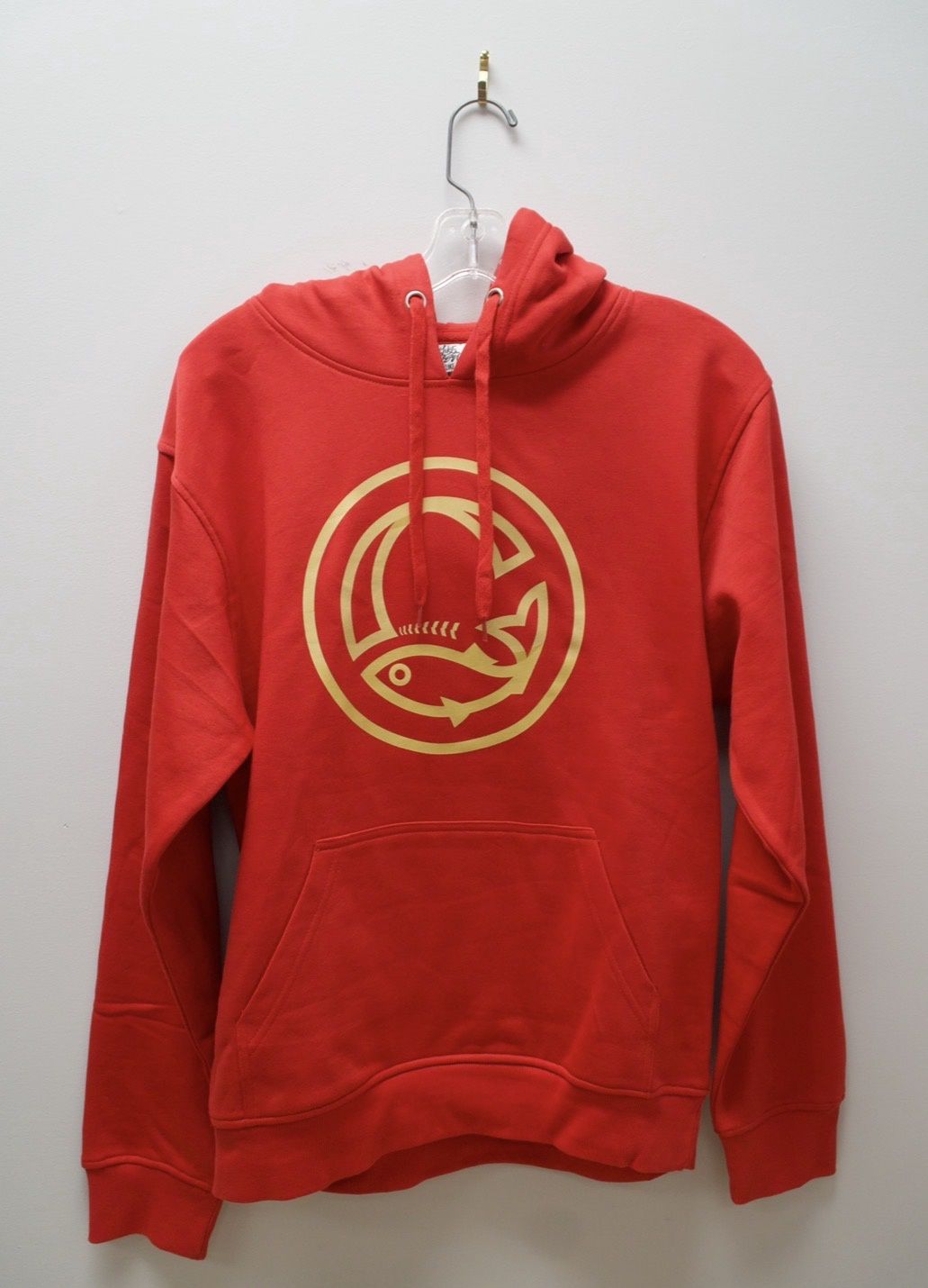RED AND GOLD HOODIE