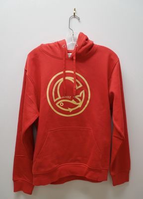 RED AND GOLD HOODIE