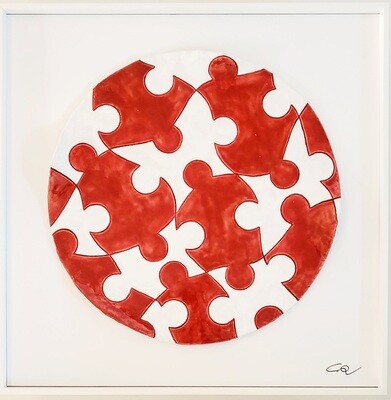 PUZZLE RED AND WHITE