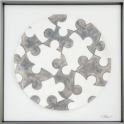 PUZZLE GREY AND WHITE