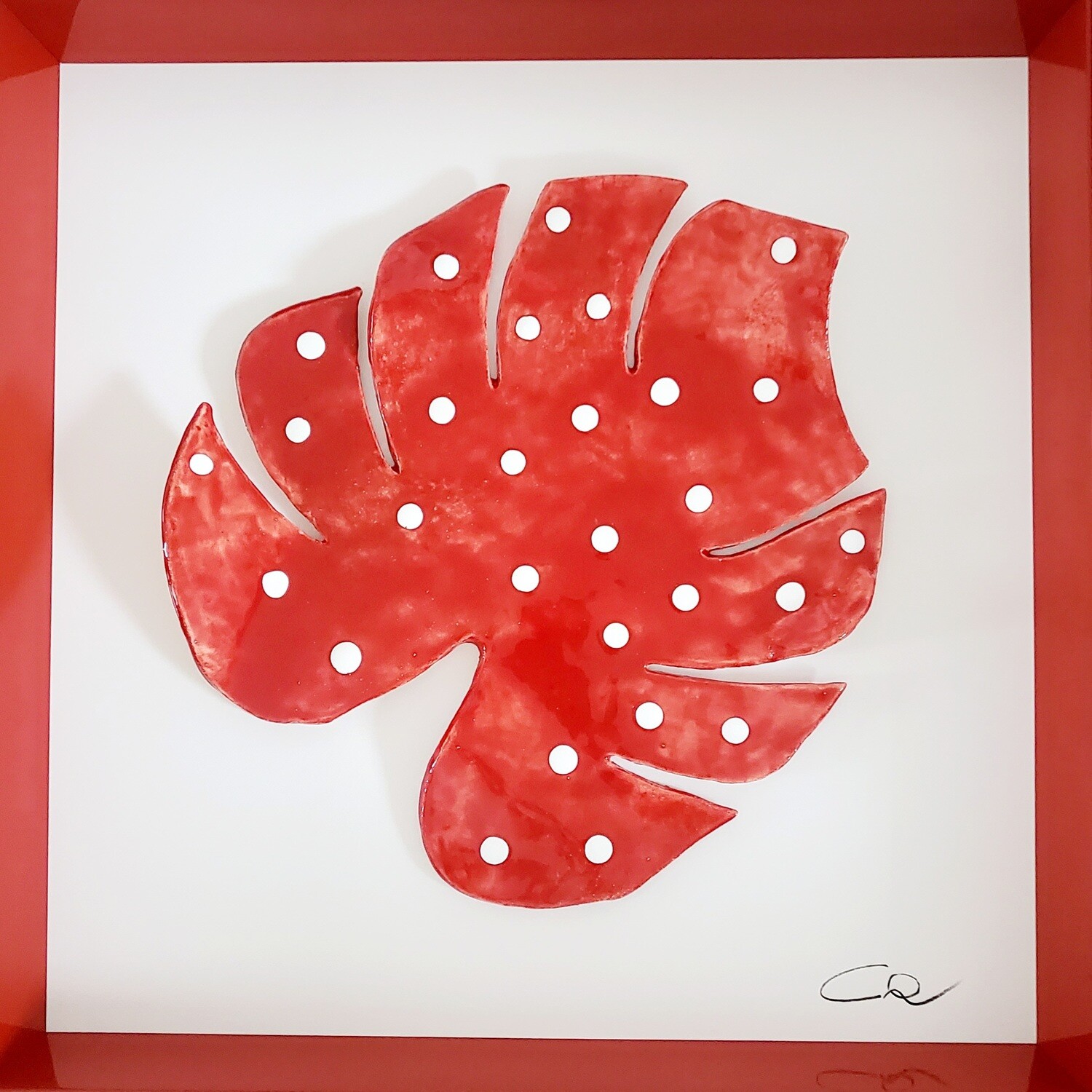 FOGLIA A POIS - Red FOGLIA A POIS - Red