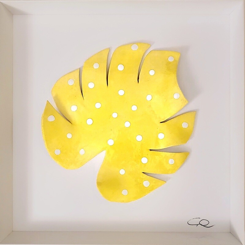 FOGLIA A POIS - Yellow