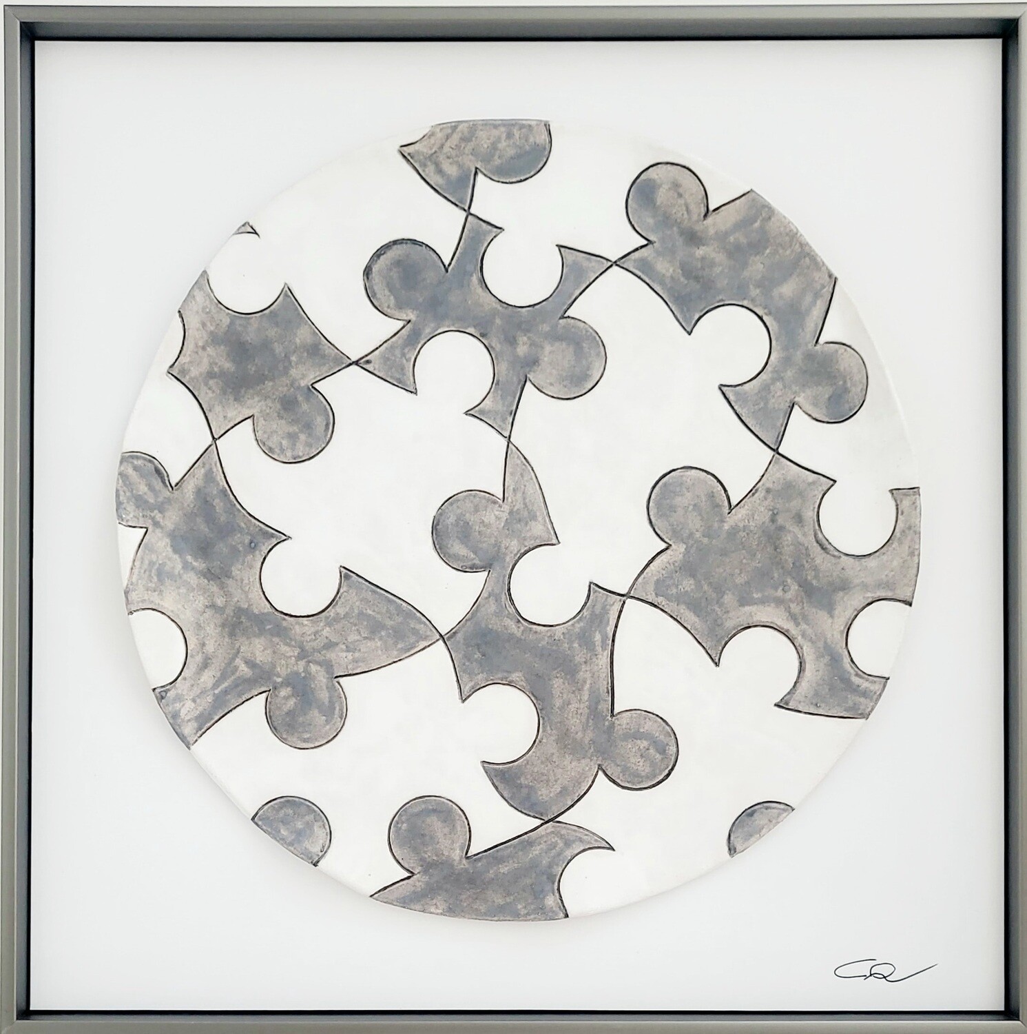 PUZZLE GREY AND WHITE PUZZLE GREY AND WHITE