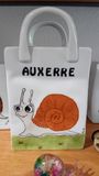 Sac en porcelaine escargot Auxerre