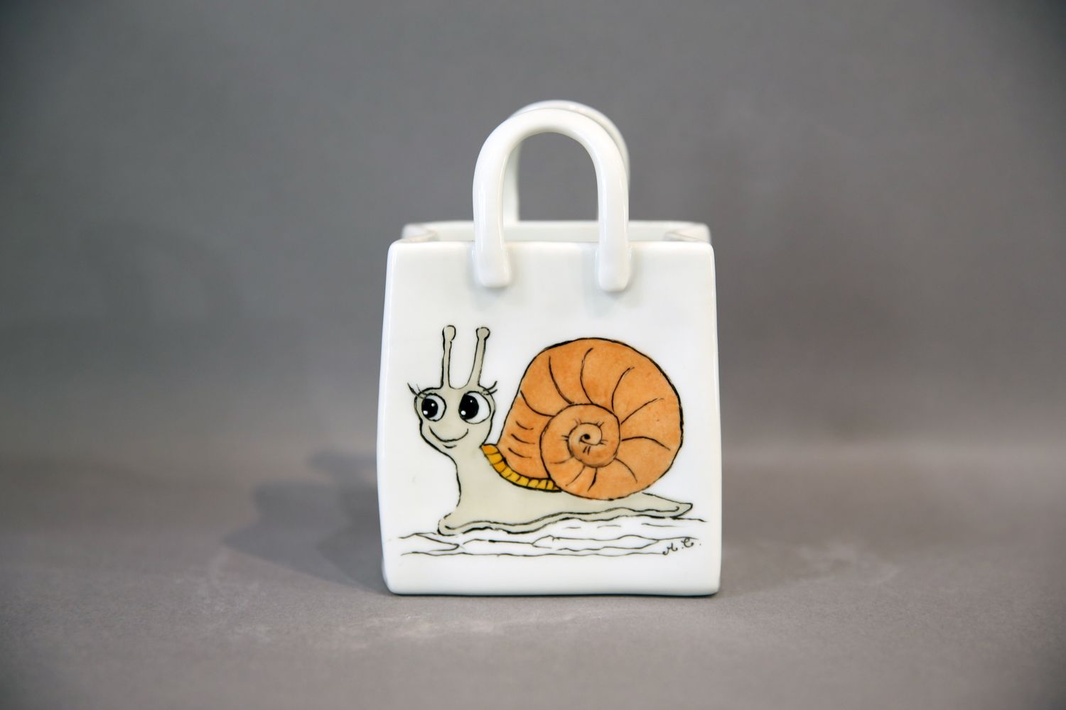Sac en porcelaine escargot Auxerre