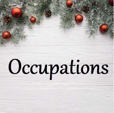 Occupation Ornaments