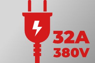 Stroompunt 32A - 380V
