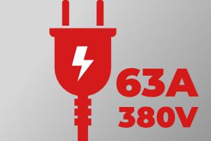 Stroompunt 63A - 380V