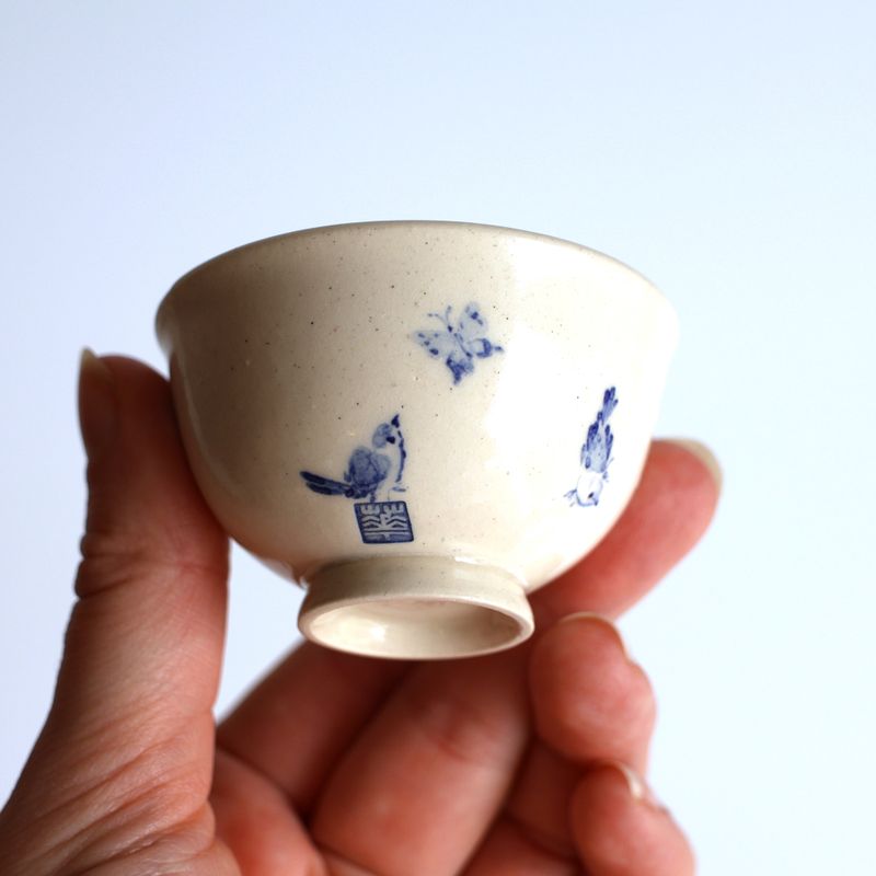 Butterfly and Birds Teacup 45ml