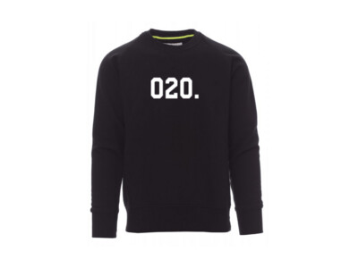 AH&BC Sweater 020. zwart (wit) heren