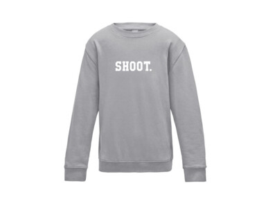AH&BC Sweater SHOOT grijs (wit) jeugd