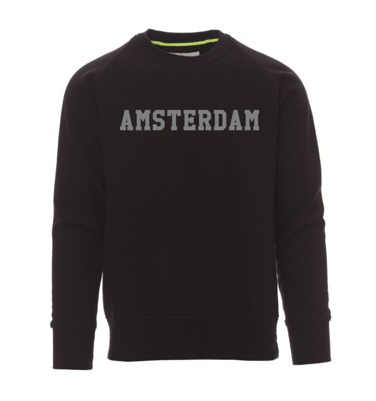 AH&BC Sweater AMSTERDAM zwart - heren