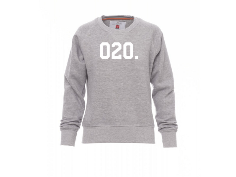 AH&BC Sweater 020.        grijs (wit) dames