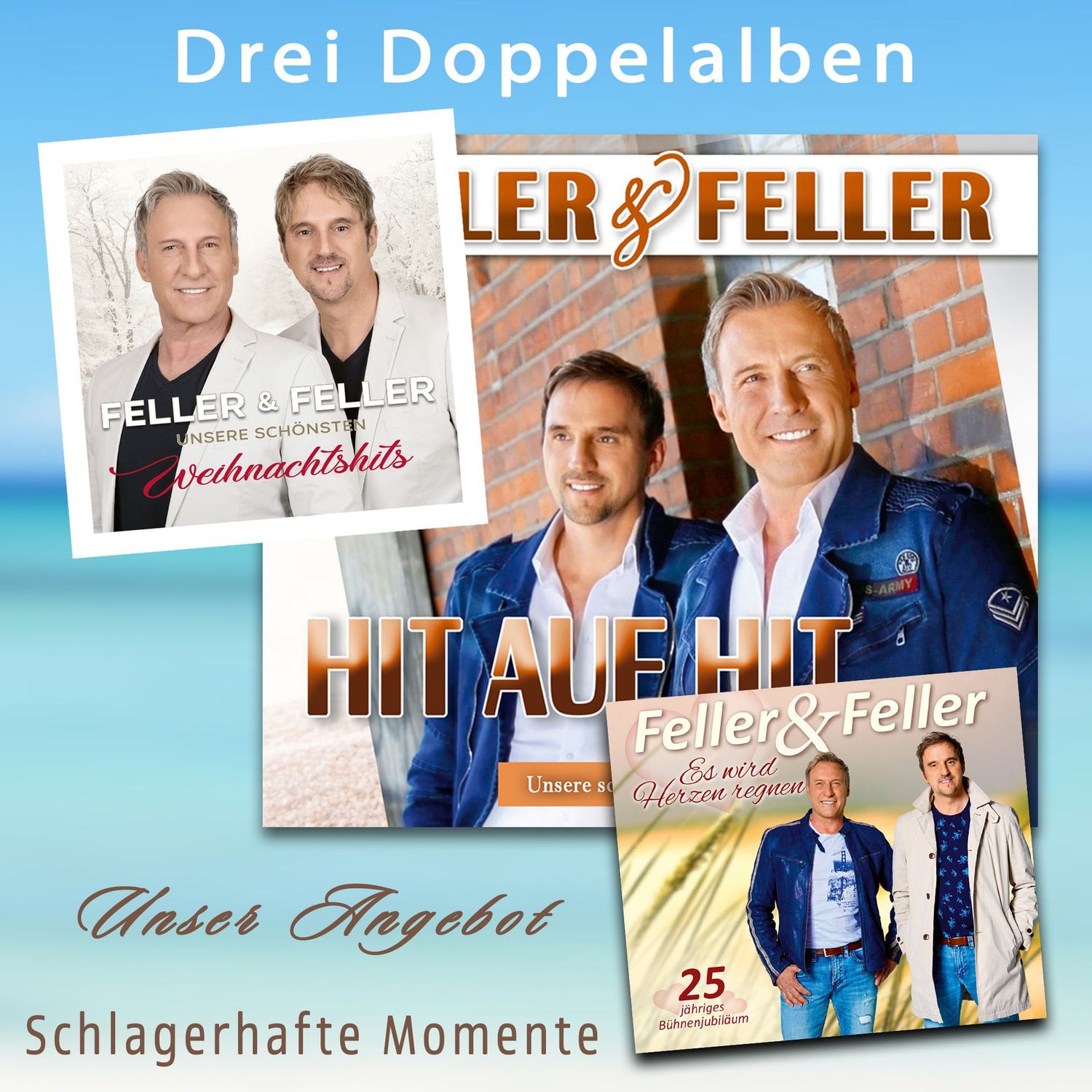 Jubiläumskollektion mit drei Doppelalben Jubiläumskollektion mit drei Doppelalben