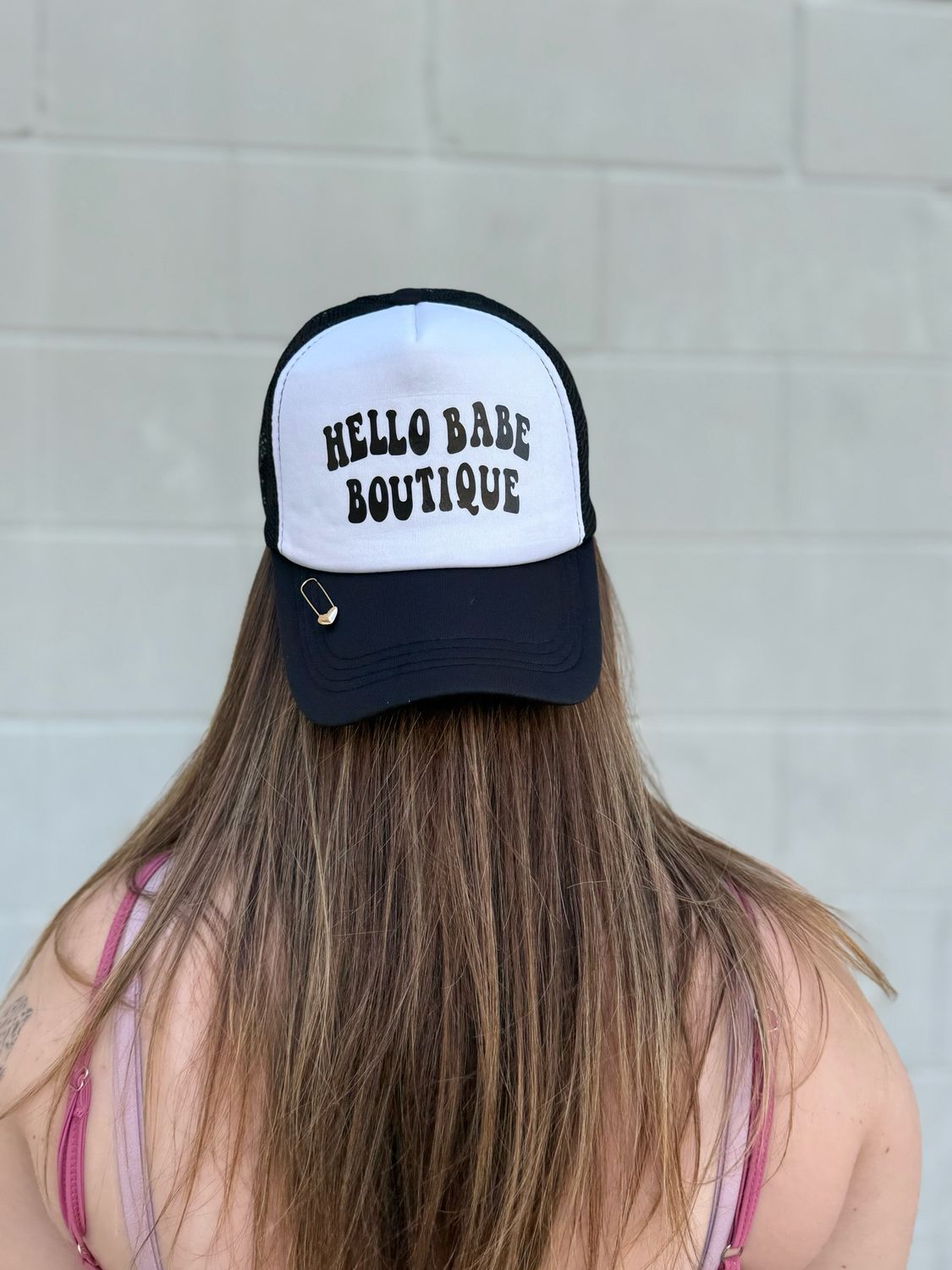 Hello Babe Boutique Trucker Hat