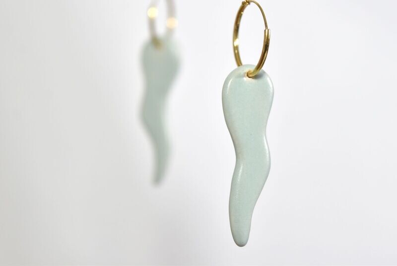 Boucles d'oreilles en céramique