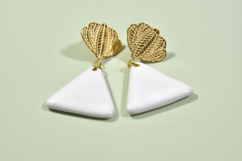 Boucles d'oreilles en céramique