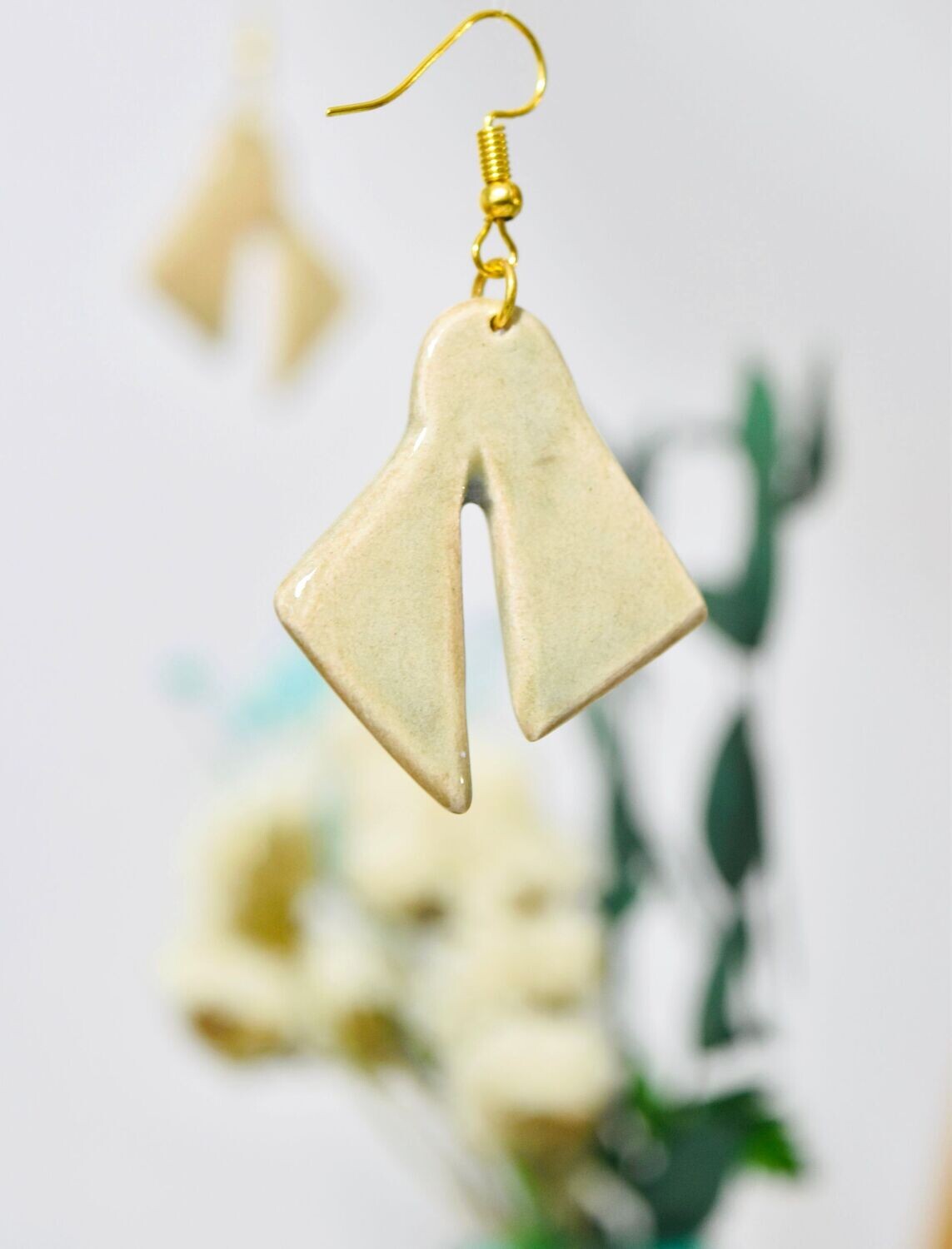 Boucles d'oreilles en céramique