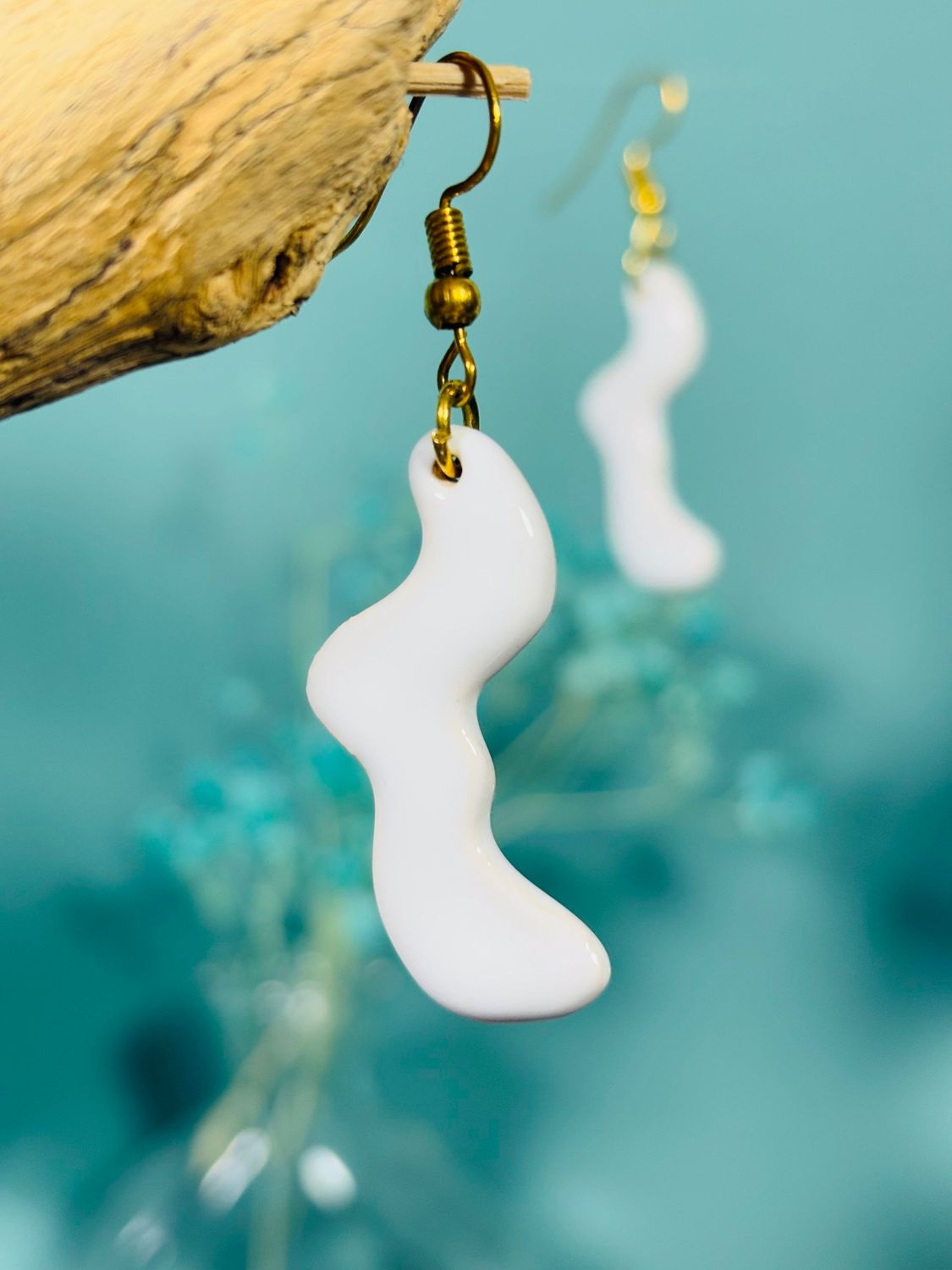 Boucles d'oreilles en céramique