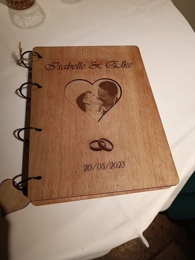 houten gastenboek voor je feest