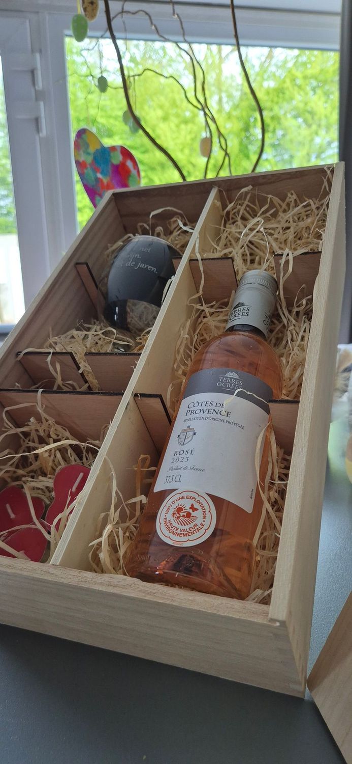 geschenkkist te personaliseren