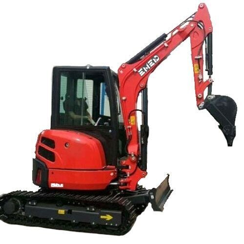 Excavator 3.5 Tonne EM3.5 with Yanmar engine, pilot side controls, enclosed cab Plus free attachments