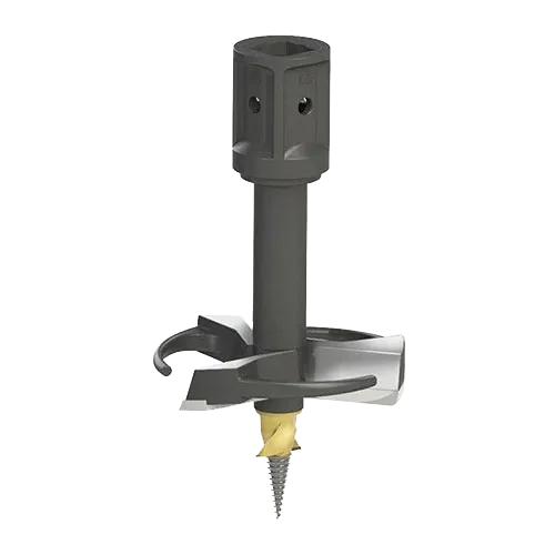 Stump Planer Auger Attachment to suit 1 to 5 Ton Excavators & Skid Steer Loaders 65mm Round hub