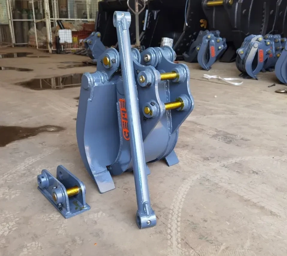 Mechanical Grab with stiff arm to suit 7 to 8.5 Ton Excavators