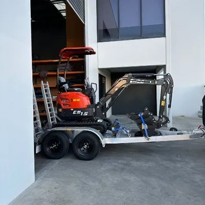 Excavator and trailer packages