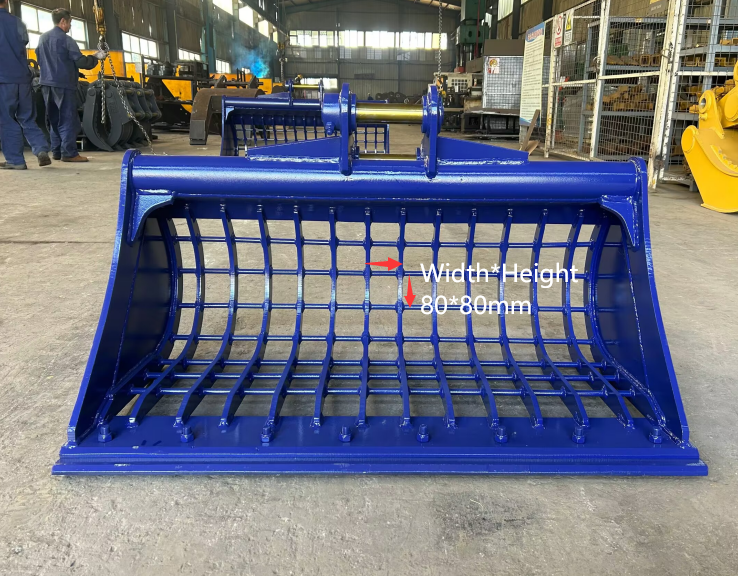Sieve/Skeleton Bucket 1200mm with Teeth suits all makes & models 5 to 6.5 Ton