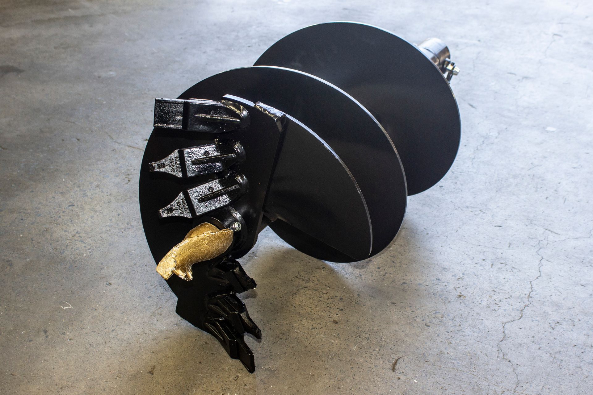 Digga Auger Bit 1.2m with Multifaceted Tungsten Teeth 100mm to 900mm - suits 65mm Round hub