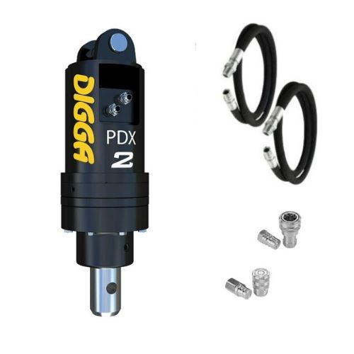 Digga PDX-2 Auger Drive Packages for Mini Excavators up to 2T
